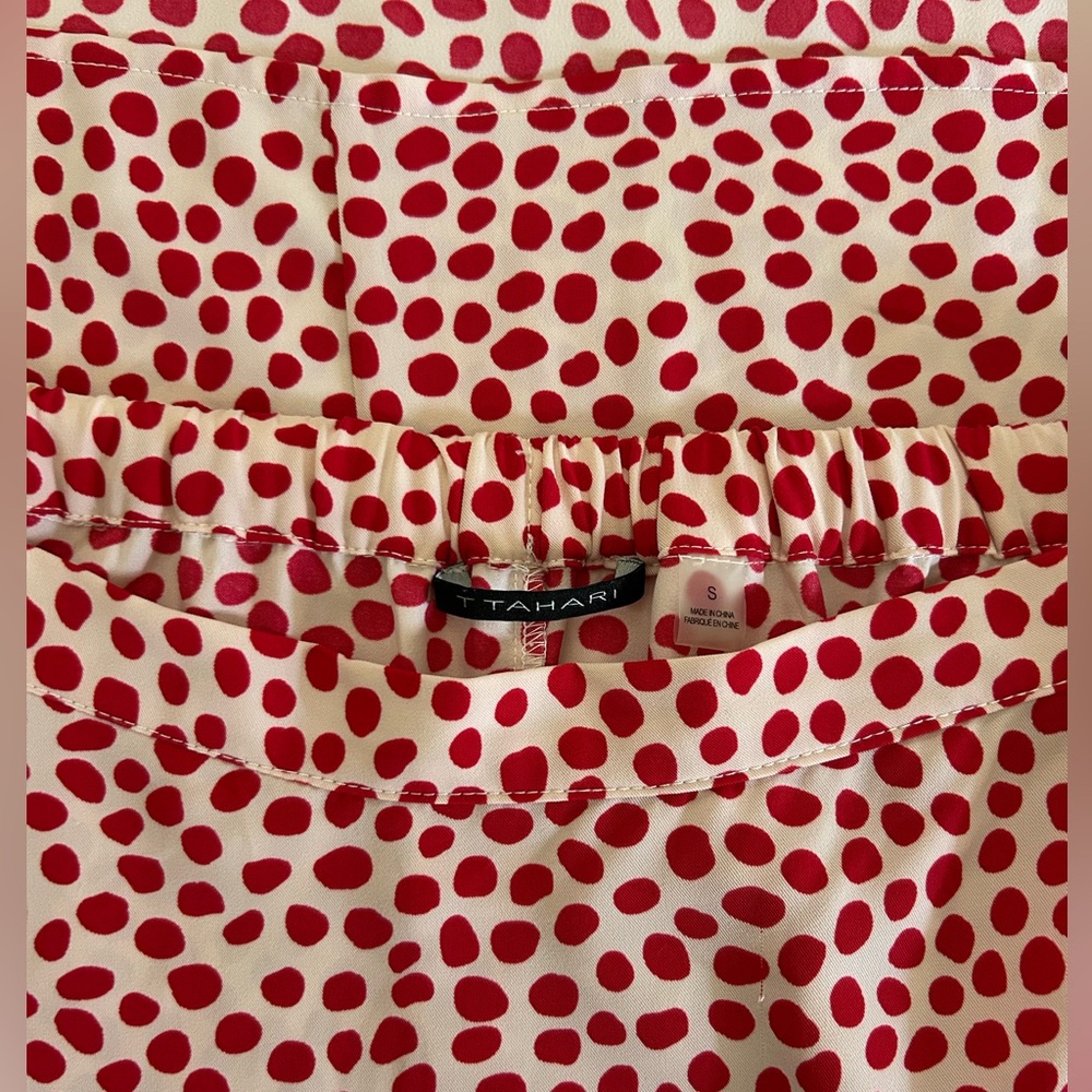 Red Polka Dot Midi Skirt - Picture 2 of 2